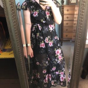 Floral maxi dress